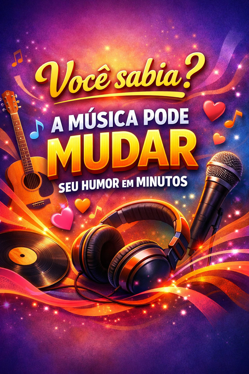 Você sabia? A música pode mudar seu humor em minutos